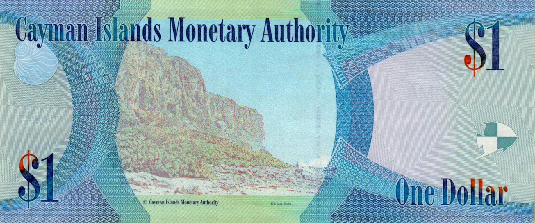 Cayman Islands 1 2014 UNC P-38/d2